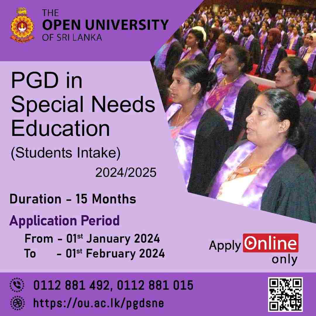 Postgraduate Diploma In Special Needs Education 2024 Teachmore1 Lk   FB IMG 1703826995326 