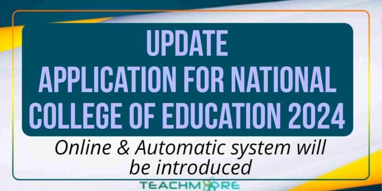 Update Application For National College Of Education 2024 TeachMore1 Lk   Picsart 24 02 12 12 50 02 286 750x375 